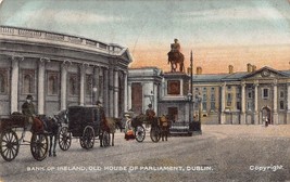 Dublin Ireland~Bank Of IRELAND-OLD House Of PARLIAMENT~1907 Star Series Postcard - £7.06 GBP