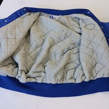 Vintage Dunbrooke Pla-Jac Jacket Men's XL Blue Satin Snap Front Made USA 90s image 12