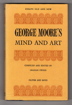 George Moore&#39;s Mind &amp; His Art 1968 First Edition Hardcover Dj Essays Study Ow... - £10.63 GBP