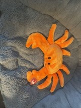 Ty Beanie Buddy Digger the Orange Crab   MWMT Very Soft Free Shipping - $7.97