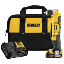 DEWALT 20V MAX Li-Ion Compact Right Angle Drill Kit DCD740C1 New - $301.99
