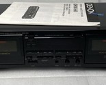 Denon DRW-660 HX- Pro Double Stereo Cassette Deck Precision Dolby Very C... - $37.05