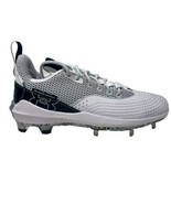 Under Armour Hovr UA Harper 7 Low ST Men&#39;s 12 Navy White New Cleats Base... - $44.87