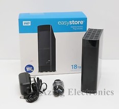 WD Easystore WDBAMA0180HBK 18TB External USB 3.0 Hard Drive - £175.44 GBP