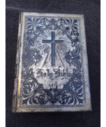 RARE  VINTAGE   SILVERPLATE SILVER PLATE  BIBLE METAL COVER  UNIQUE  - $99.99