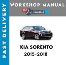 Kia Sorento 2015 2016 2017 2018 Service Repair Workshop Manual - £6.14 GBP