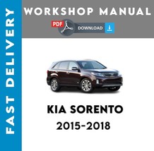 KIA SORENTO 2015 2016 2017 2018 SERVICE REPAIR WORKSHOP MANUAL - £6.17 GBP