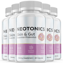 5 Pack - Neotonics Skin &amp; Gut Probiotics Supplement Pills - 300 Capsules - £96.06 GBP