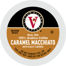 Victor Allen Caramel Macchiato Coffee 12 to 200 Ct Keurig Kcup Pods FREE... - $13.89+