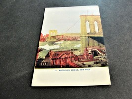 Brooklyn Bridge-New York City , New York-Unposted 1900s Postcard. - £11.75 GBP