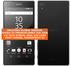 Sony Xperia Z5 Premium E6883 3gb 32gb Dual Sim 23mp Fingerprint 5.5&quot; Android Lte - £176.05 GBP