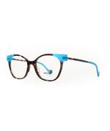 WOOW VOULEZ VOUS 1 0263 Tortoise Turquoise Eyeglasses 49mm - $189.05