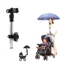 Baby Infant Stroller Umbrella Holder Bracket Pram Swivel Connector Length Angle  - £12.58 GBP