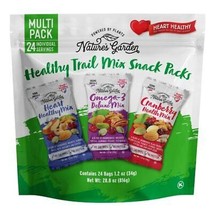 Nature&#39;s Garden Healthy Trail Mix Snack Packs – Mixed Nuts Heart Healthy Nuts... - £30.15 GBP