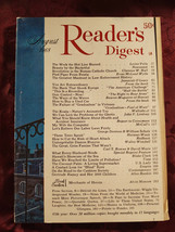 Readers Digest August 1968 Hawaii Damon Runyon Walter Winchell Herman Wouk  - £6.47 GBP