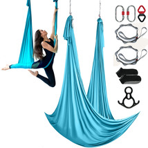 VEVOR Aerial Yoga Hammock 4.4 yd 100gsm Nylon Full Rig Antigravity Start... - $66.99