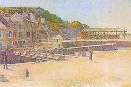 The Port and the Quay at Bessin by Georges Seurat #3 - Art Print - £17.27 GBP+