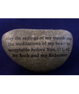 Scripture River Rock Stone Pebble Hashem Lord Hebrew Jewish Torah Psalm ... - £18.81 GBP