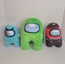 Among Us Plush Lot Of 3 Shapeshifter Plushie Stuffed Toy Figures Soft Gaming  - £15.30 GBP