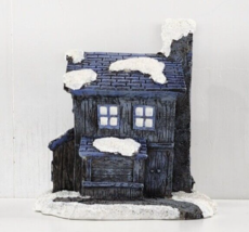 Unbranded Non-Lighted Dark Colored Resin Christmas Village House Building - £7.67 GBP