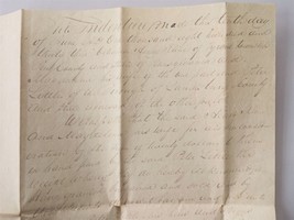 1833 Antique Deed Henry Kline To Peter Little Tyrone Township Perry County Pa - £66.90 GBP