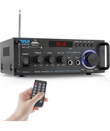 Pyle Wireless Bluetooth Stereo Power Amplifier - 200W 2 Channel, Pyle Pd... - £36.95 GBP