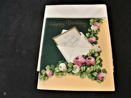 Happy Birthday to a Wonderful Friend - Babylon, New York- 1950s Greeting Card. - £4.80 GBP