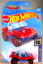 2019 Hot Wheels #146 HW Screen Time-Amazing Spider-Man 5/10 SPIDER MOBILE Red - £10.59 GBP