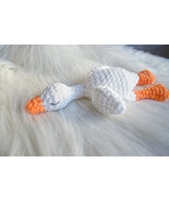 Sleeping goose plush toy Crochet soft cuddle baby&#39;s toy Toddler snuggler... - $23.00