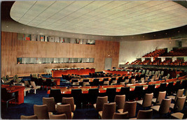 Vintage Postcard United Nations General Assembly Committee Room (A7) - £4.31 GBP