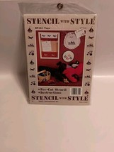 Stencil With Style ST131 Toys Pre-Cut Stencils ~ Instructions Made in Ta... - £7.34 GBP