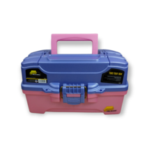 Plano - Two Tray Makeup Box - Model: 6202-92 - Pink/Periwinkle (New) - £18.31 GBP