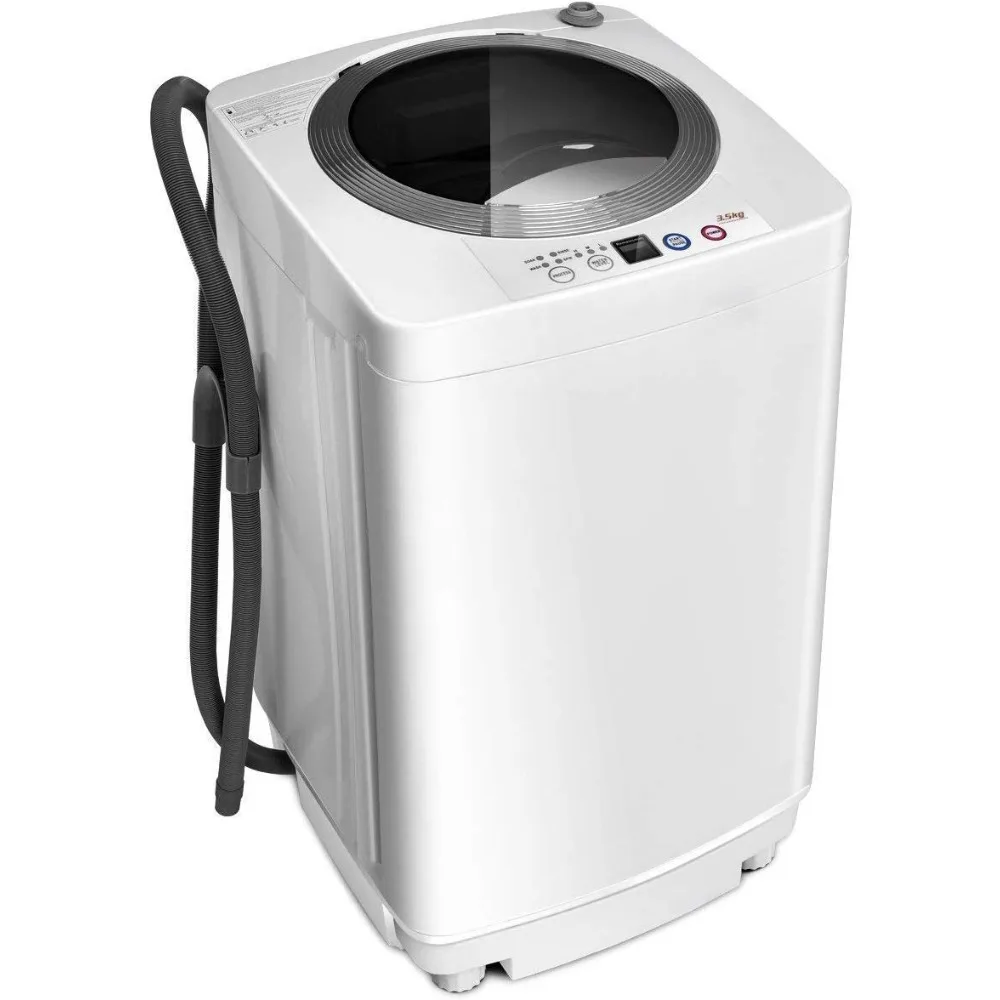  washing machine full automatic washer and spinner combo 8 lbs capacity compact laundry thumb200