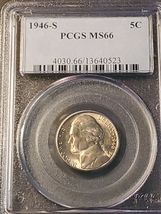 1946-S PCGS MS66 Jefferson Nickel  20210139 - $49.99