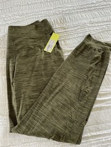 NWT All in Motion Mid Rise Tapered Womens Joggers Olive Green XXL - £7.58 GBP