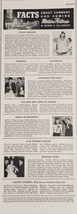 1942 Print Ad Motion Picture Facts Current &amp; Coming Mickey Rooney &amp; Judy Garland - £14.07 GBP