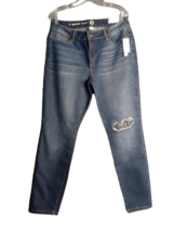 Dress Barn Westport W62 Signature Fit Skinny Blue Jeans Size 14 Sits Bel... - $21.77