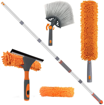 Window Squeegee and High Reach Duster Kit, High Ceiling Dusting and Window Clean - £28.98 GBP