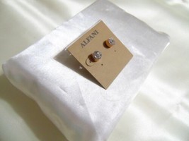 Alfani 5/16&quot; Rose Gold Tone Simulated Diamond Stud Earrings E968 $20 - $7.67
