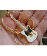 (M-223-B) Pick from 3 colors FENDER TELECASTER Electric guitar Pendant  ... - £19.41 GBP