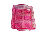 Crafter&#39;s Corner Plastic Picnic Summer Light Pink Tray, 13x8-in. - £9.24 GBP