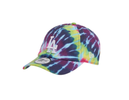 New Era Los Angeles Dodgers MLB Casual Classic Tie Dye Strap Hat Purple ... - $33.66