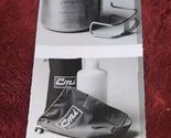 VTG Black &amp; White Photo CMI Rock Climbing Chalk Bag Camping Drink Cup Co... - $9.99