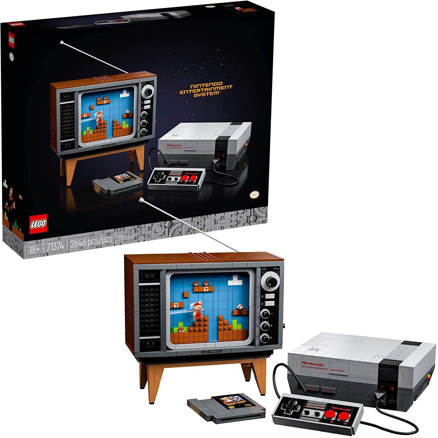 LEGO Nintendo Entertainment System 71374 Building Toy, (2,646 Pieces) - $359.99