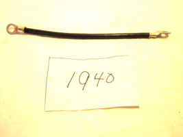 1940 Rotary Black 8&quot; Battery Cable - 6 Gauge Cable New Old Stock - $1,099.00