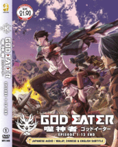 Dvd Anime God Eater Complete Tv Series Vol.1-12 End Region All + Free Shipping - £22.81 GBP