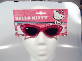 Hello Kitty Toddler Girl 100% UVA-UVB Sunglasses Pink Shatter Resistant PC Lens - £5.55 GBP