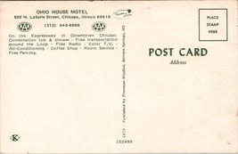 Ohio House Motel in Downtown Chicago IL Postcard PC417 - £3.92 GBP