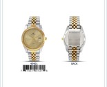 4940 - Metal Band Watch Color: Two-Tone - $54.34