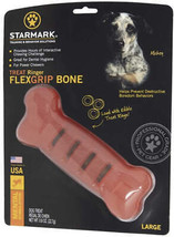 Starmark Flexgrip Ringer Bone Large - Mental Stimulation Dog Toy - £25.25 GBP+